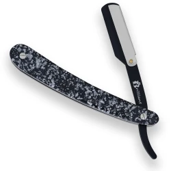Silver and Black Finish Razor with SIlver and Balck Desihn Handle