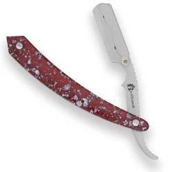 Stainless Steel Blade Razor With Mahroon and Silver Design Handle