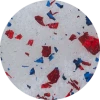 Blue Red and White